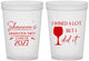 Custom Graduation 16 oz Translucent Cups - Class Of 2027 Wined A Lot | 130044