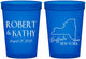 Custom Wedding 16 oz Translucent Cups - New York | 131