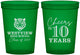 Custom Class Reunion 16 oz Translucent Cups - Class Of 2017 10 Year | 140005