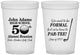 Custom Class Reunion 16 oz Translucent Cups - Class Of 1977 50 Year | 140024