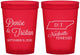 Custom Wedding 16 oz Translucent Cups - Tennessee | 141