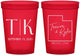 Custom Wedding 16 oz Translucent Cups - Utah | 143