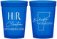Custom Wedding 16 oz Translucent Cups - Vermont | 144