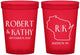 Custom Wedding 16 oz Translucent Cups - Wisconsin | 148