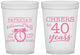 Custom Retirement 16 oz Translucent Cups - Off The Clock | 150000