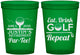 Custom Retirement 16 oz Translucent Cups - Eat Drink Golf Repeat | 150005