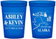 Custom Wedding 16 oz Translucent Cups - Alaska | 151
