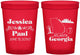 Custom Wedding 16 oz Translucent Cups - Georgia | 159