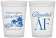 Custom Family Reunion 16 oz Translucent Cups - Beach Reunited Af | 160012