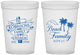 Custom Family Reunion 16 oz Translucent Cups - Beach Family Repeat | 160014