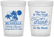 Custom Family Reunion 16 oz Translucent Cups - Sun Sand Drink Beach | 160015