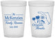 Custom Family Reunion 16 oz Translucent Cups - Orlando Florida | 160035