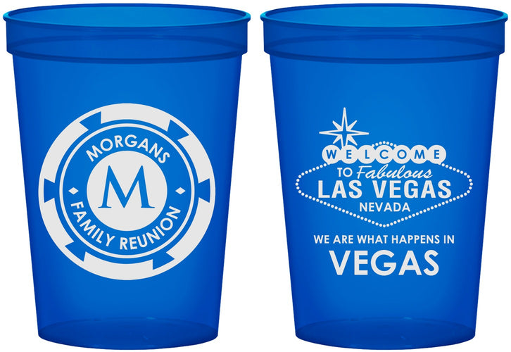 Custom Family Reunion 16 oz Translucent Cups - Las Vegas | 160037