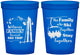Custom Family Reunion 16 oz Translucent Cups - Ski Trip | 160040