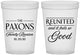Custom Family Reunion 16 oz Translucent Cups - Reunited Feels So Good | 160052