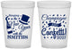 Custom New Years 16 oz Translucent Cups - 2027 Confetti | 170003
