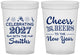 Custom New Years 16 oz Translucent Cups - 2027 Cheers | 170023