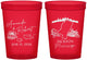 Custom Wedding 16 oz Translucent Cups - Mississippi | 173