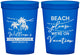 Custom Family Vacation 16 oz Translucent Cups - Beach Please | 180004