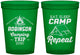 Custom Family Vacation 16 oz Translucent Cups - Eat Sleep Camp Repeat | 180014