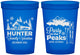 Custom Family Vacation 16 oz Translucent Cups - Ski Trip Peaks | 180020