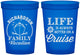 Custom Family Vacation 16 oz Translucent Cups - Cruise Ship | 180036