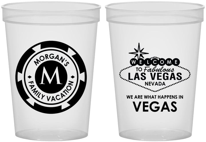 Custom Family Vacation 16 oz Translucent Cups - Las Vegas | 180049