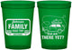 Custom Family Vacation 16 oz Translucent Cups - Road Trip Car | 180050