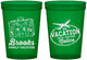 Custom Family Vacation 16 oz Translucent Cups - Road Trip Plane | 180052
