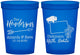Custom Wedding 16 oz Translucent Cups - North Dakota | 183