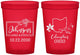 Custom Wedding 16 oz Translucent Cups - Ohio | 184