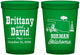 Custom Wedding 16 oz Translucent Cups - Oklahoma | 185