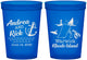 Custom Wedding 16 oz Translucent Cups - Rhode Island | 188