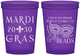 Custom Mardi Gras 16 oz Translucent Cups - Nola New Orleans | 190006