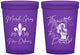 Custom Mardi Gras 16 oz Translucent Cups - Throw Me The Beads | 190008