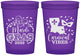 Custom Mardi Gras 16 oz Translucent Cups - Fleur De Lis Carnaval | 190012