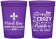Custom Mardi Gras 16 oz Translucent Cups - Fleur De Lis | 190013