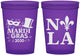 Custom Mardi Gras 16 oz Translucent Cups - Nola Fleur De Lis | 190014