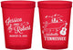 Custom Wedding 16 oz Translucent Cups - Tennessee | 191