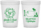 Custom Wedding 16 oz Translucent Cups - Washington | 196