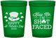 Custom St Patricks Day 16 oz Translucent Cups - Leprechaun | 200009