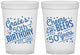 Custom Birthday 16 oz Translucent Cups - Cheers Beers To 50 Years | 20003