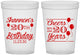 Custom Birthday 16 oz Translucent Cups - Cheers To 20 Years | 20004