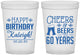 Custom Birthday 16 oz Translucent Cups - 60th | 20006