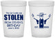 Custom Birthday 16 oz Translucent Cups - 30th | 20007