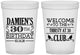 Custom Birthday 16 oz Translucent Cups - 30th | 20016