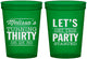Custom Birthday 16 oz Translucent Cups - 30th | 20017