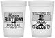 Custom Birthday 16 oz Translucent Cups - 30th | 20018