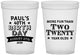 Custom Birthday 16 oz Translucent Cups - 40th | 20045