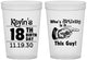 Custom Birthday 16 oz Translucent Cups - 18th | 20046